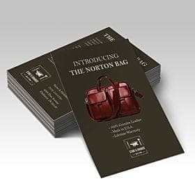 16PT Suede Announcement Cards with Soft Velvet Laminated