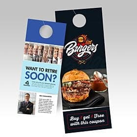 Door Hangers with Tear-Off Perforation