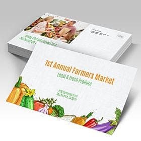 Linen Uncoated Postcards
