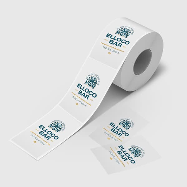 Clear BOPP Roll Label
