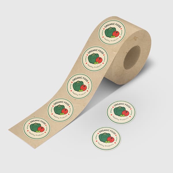 Eggshell Felt Roll Label