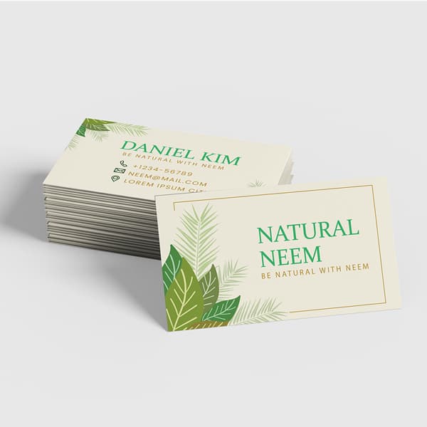 Natural Business Cards