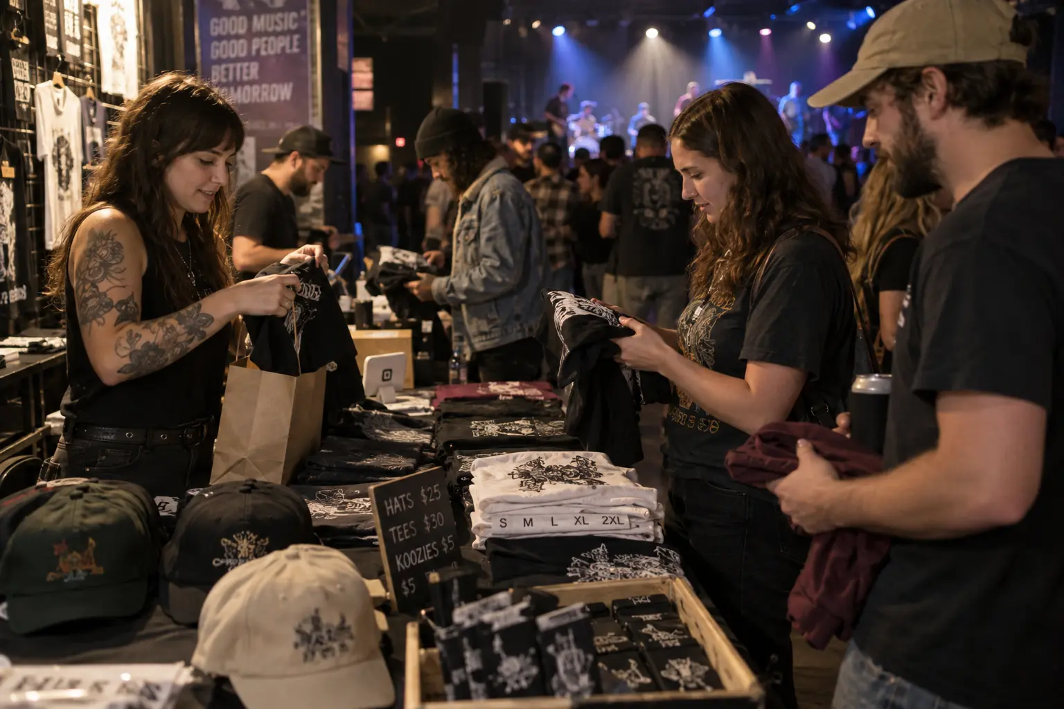 Merch that walks out the door