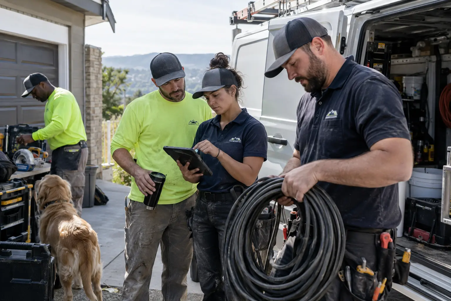 Crew that looks like a company
